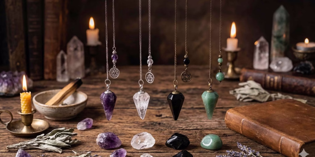 Jak używać wahadełka z kamieni naturalnych? Poradnik dla początkujących 1 Wahadełka z kamieni naturalnych